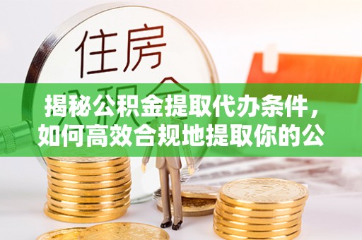 杉林揭秘公积金提取代办条件，如何高效合规地提取你的公积金
