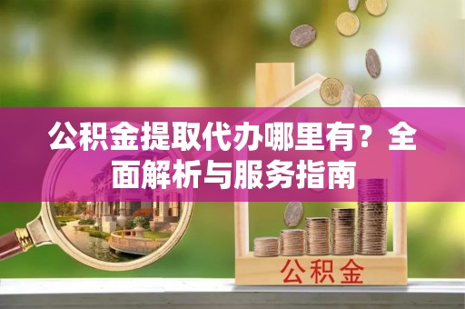 杉林公积金提取代办哪里有？全面解析与服务指南