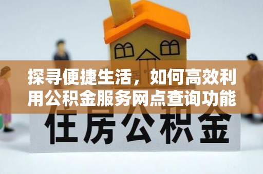杉林探寻便捷生活，如何高效利用公积金服务网点查询功能