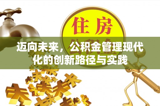 杉林迈向未来，公积金管理现代化的创新路径与实践