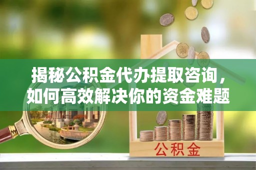杉林揭秘公积金代办提取咨询，如何高效解决你的资金难题