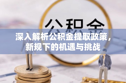 杉林深入解析公积金提取政策，新规下的机遇与挑战
