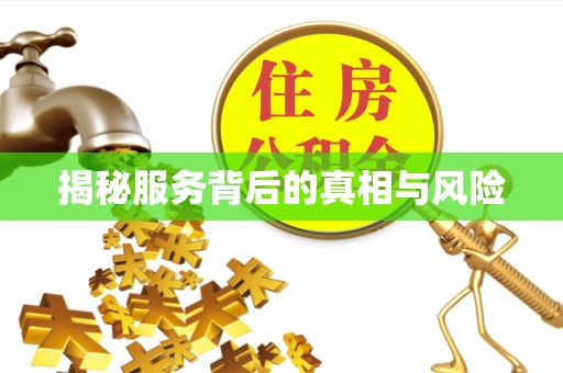 杉林揭秘服务背后的真相与风险