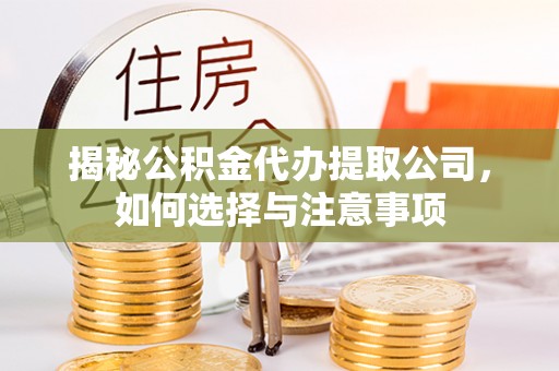 杉林揭秘公积金代办提取公司，如何选择与注意事项