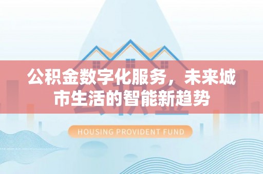 杉林公积金数字化服务，未来城市生活的智能新趋势