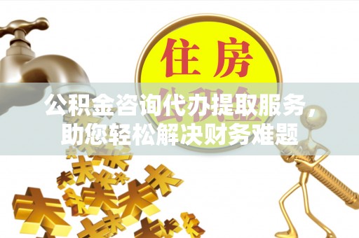 杉林公积金咨询代办提取服务，助您轻松解决财务难题