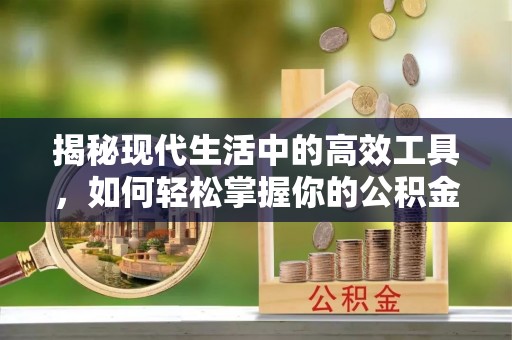 杉林揭秘现代生活中的高效工具，如何轻松掌握你的公积金查询方式