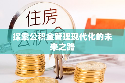 杉林探索公积金管理现代化的未来之路