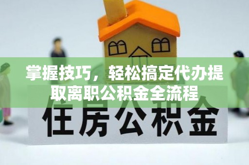杉林掌握技巧，轻松搞定代办提取离职公积金全流程