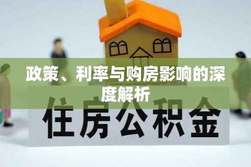 杉林政策、利率与购房影响的深度解析