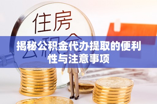 杉林揭秘公积金代办提取的便利性与注意事项