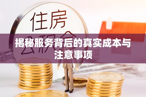 杉林揭秘服务背后的真实成本与注意事项