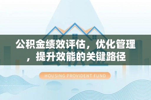 杉林公积金绩效评估，优化管理，提升效能的关键路径