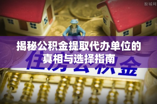 杉林揭秘公积金提取代办单位的真相与选择指南