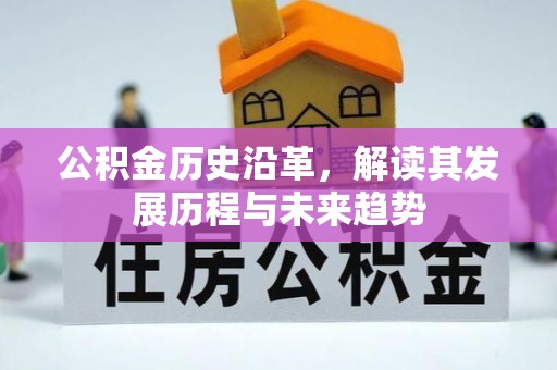 杉林公积金历史沿革，解读其发展历程与未来趋势