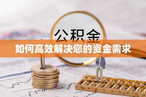 杉林如何高效解决您的资金需求